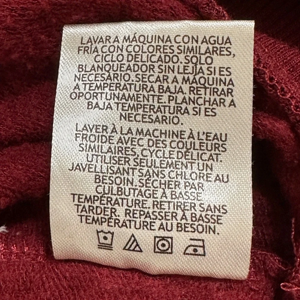 Magnolia Homebody Hoodie‎ Womens Medium Burgundy Homebody Sweatshirt Soft Cozy